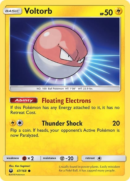 Voltorb, SM - Celestial Storm 47/168