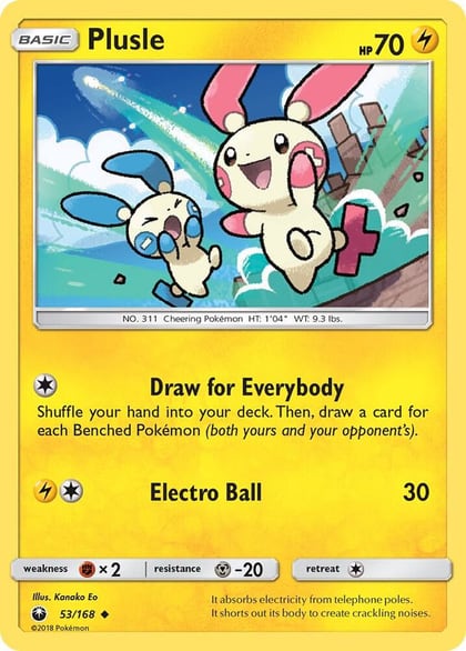 Plusle, SM - Celestial Storm 53/168