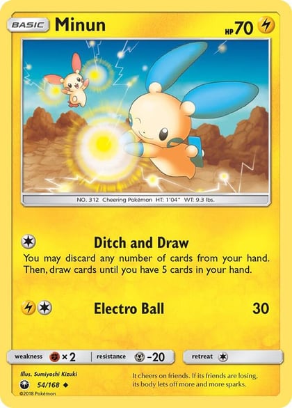 Minun, SM - Celestial Storm 54/168