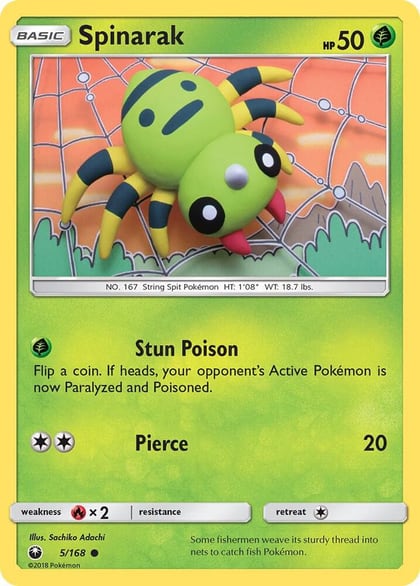 Spinarak, SM - Celestial Storm 5/168