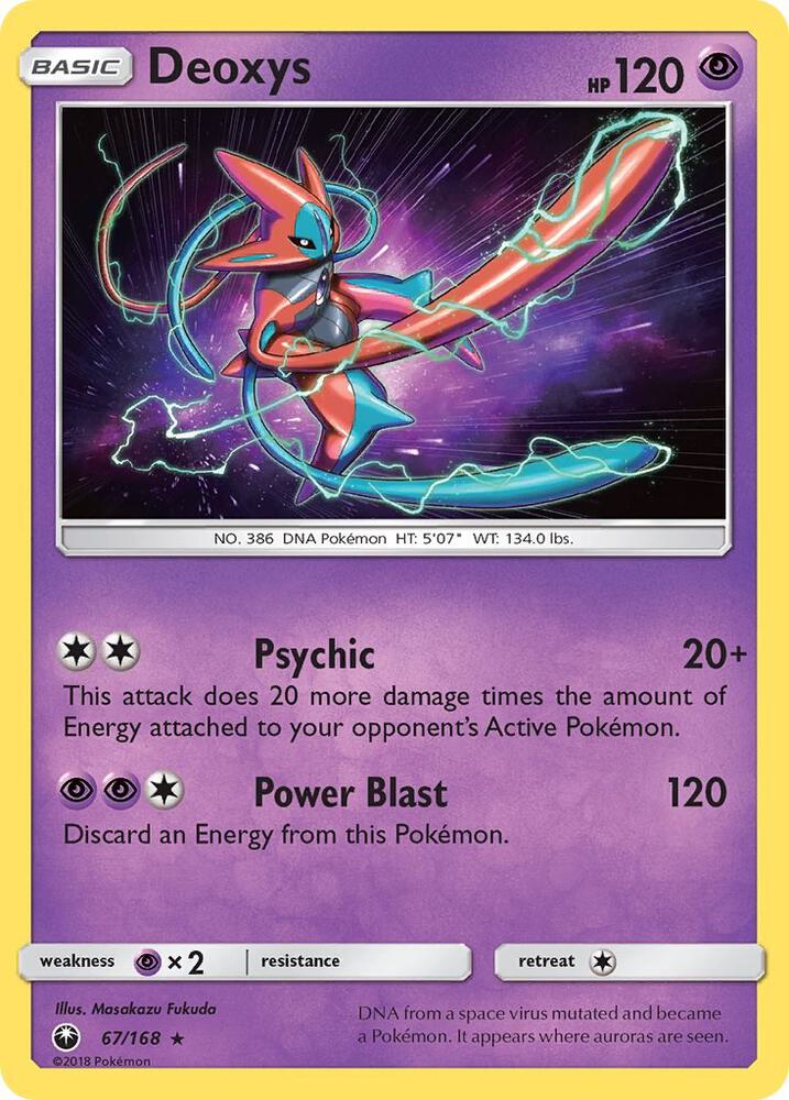 Deoxys (67), SM - Celestial Storm 67/168