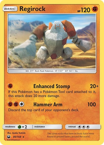 Regirock, SM - Celestial Storm 80/168