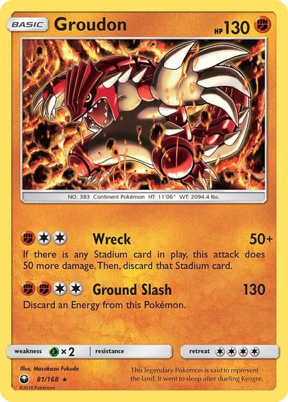 Groudon, SM - Celestial Storm 81/168