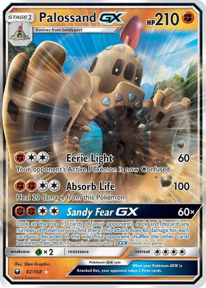 Palossand GX, SM - Celestial Storm 82/168
