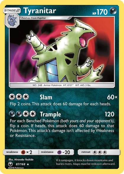 Tyranitar, SM - Celestial Storm 87/168