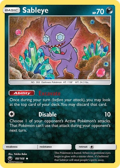 Sableye, SM - Celestial Storm 88/168