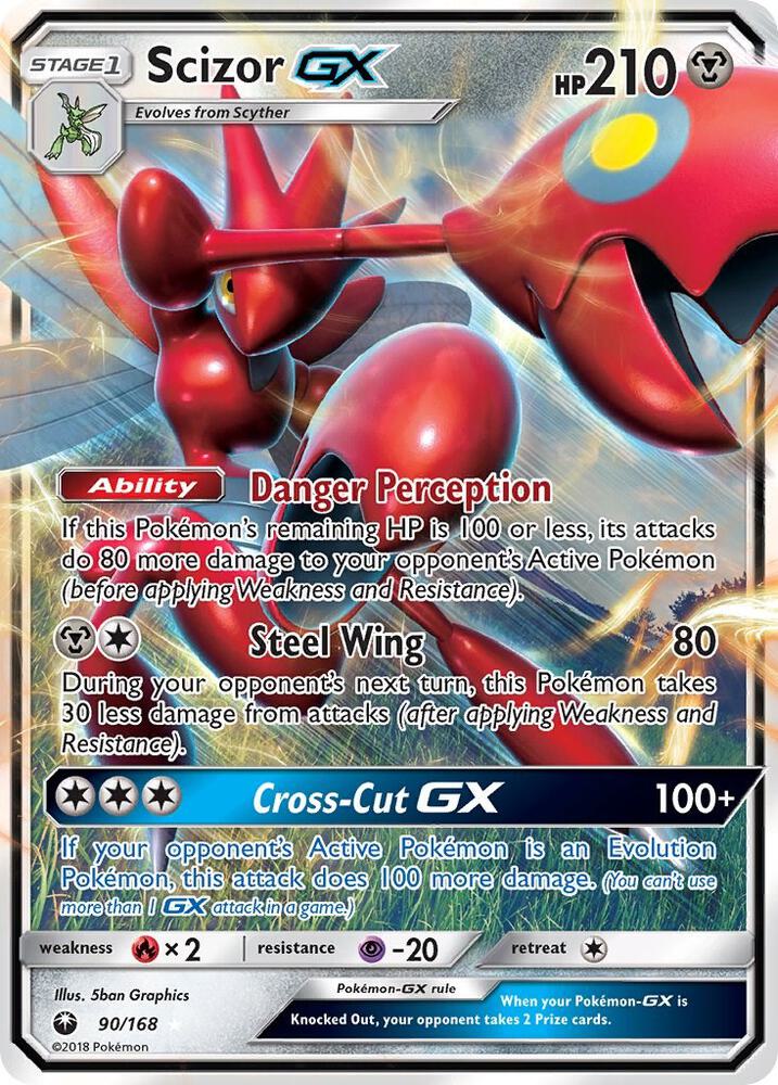 Scizor GX, SM - Celestial Storm 90/168