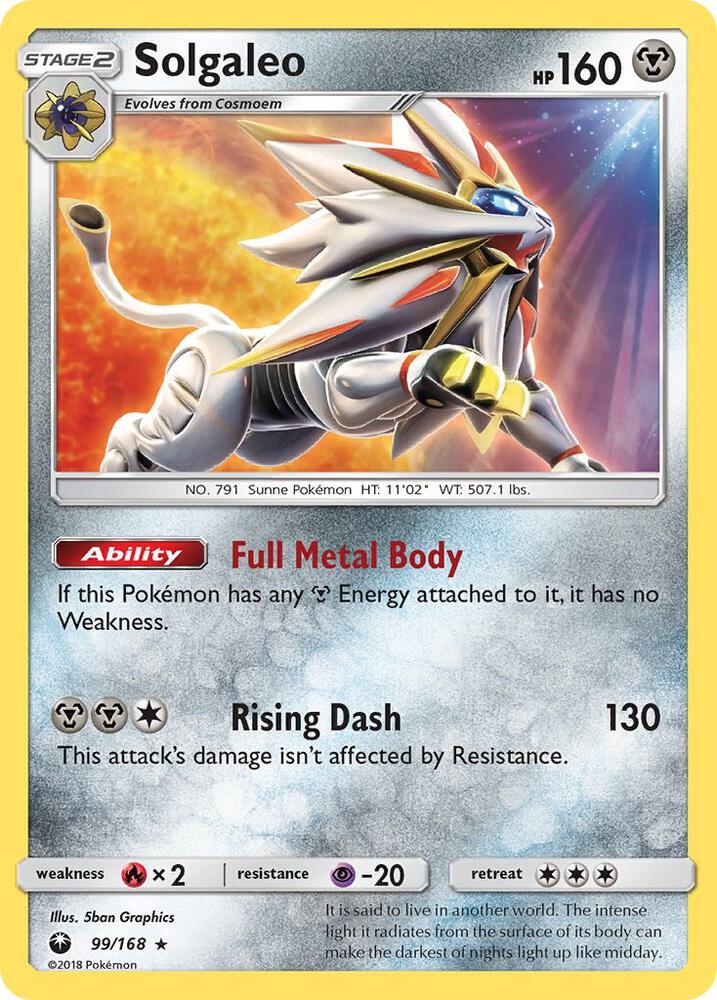 Solgaleo, SM - Celestial Storm 99/168