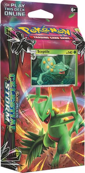 Celestial Storm Theme Deck - "Leaf Charge" [Sceptile], SM - Celestial Storm P170278
