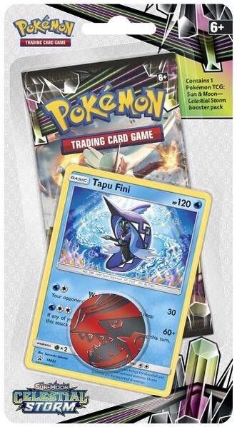 Celestial Storm Single Pack Blister [Tapu Fini], SM - Celestial Storm P177899