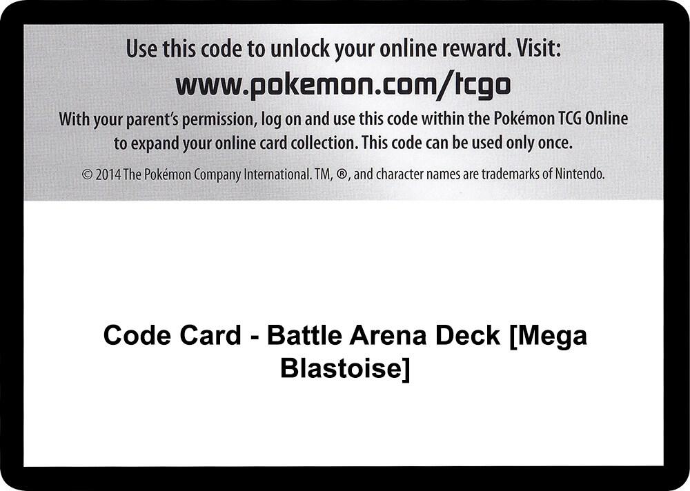 Code Card - Battle Arena Deck [Mega Blastoise], SM - Celestial Storm P266425