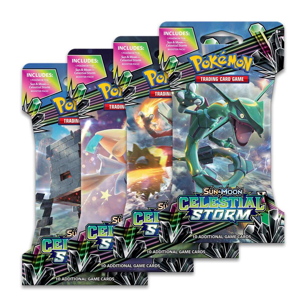 Celestial Storm Sleeved Booster Pack Art Bundle [Set of 4], SM - Celestial Storm P276582