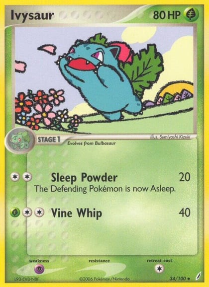 Ivysaur - 034/100, Crystal Guardians 34/100