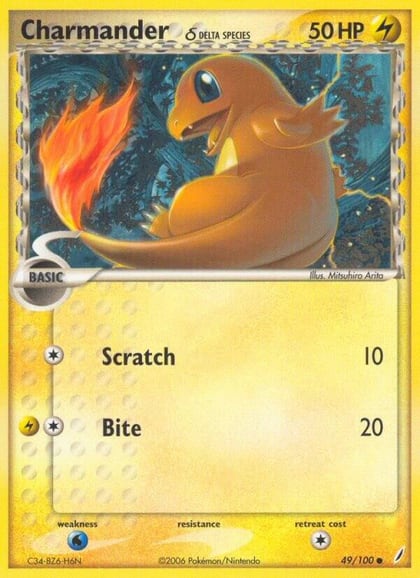 Charmander (Delta Species), Crystal Guardians 49/100