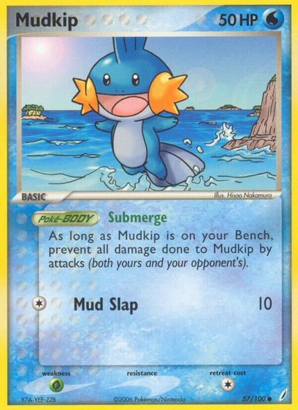 Mudkip - 057/100, Crystal Guardians 57/100
