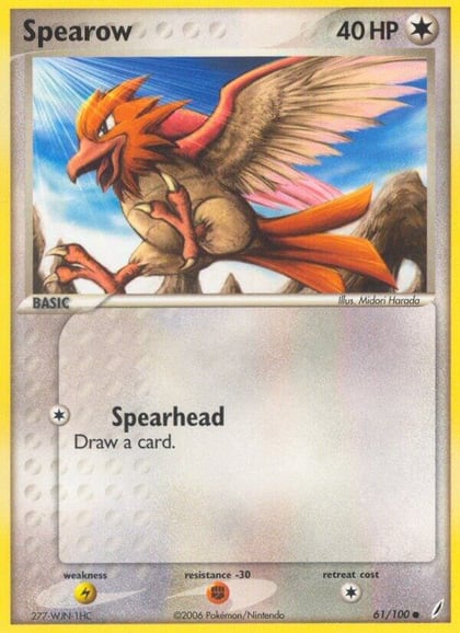 Spearow, Crystal Guardians 61/100