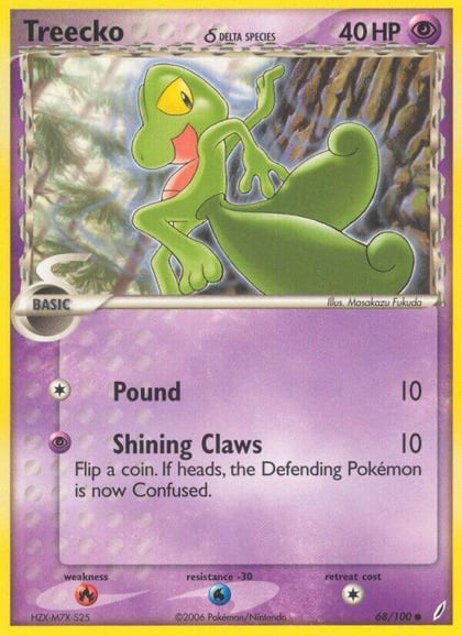 Treecko (Delta Species), Crystal Guardians 68/100
