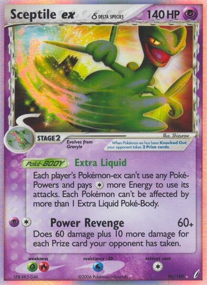 Sceptile ex (Delta Species), Crystal Guardians 96/100