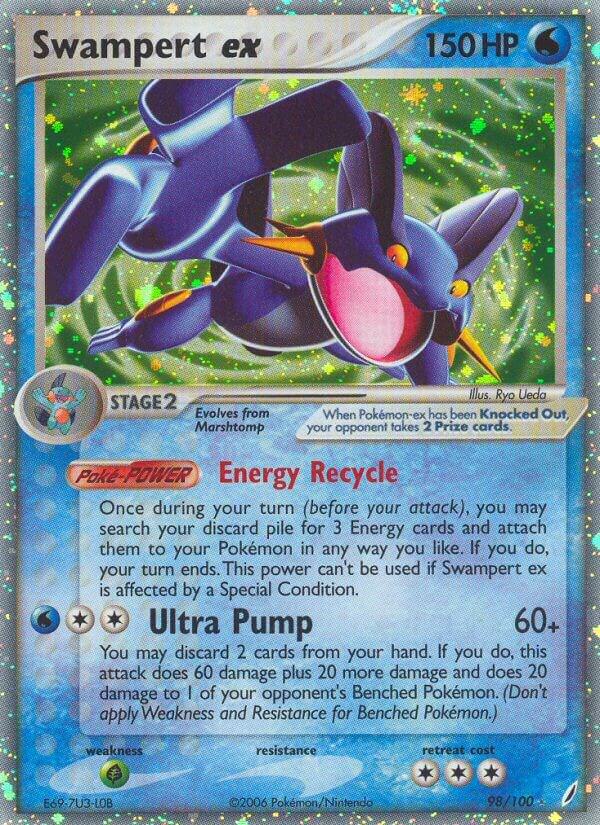 Swampert ex, Crystal Guardians 98/100