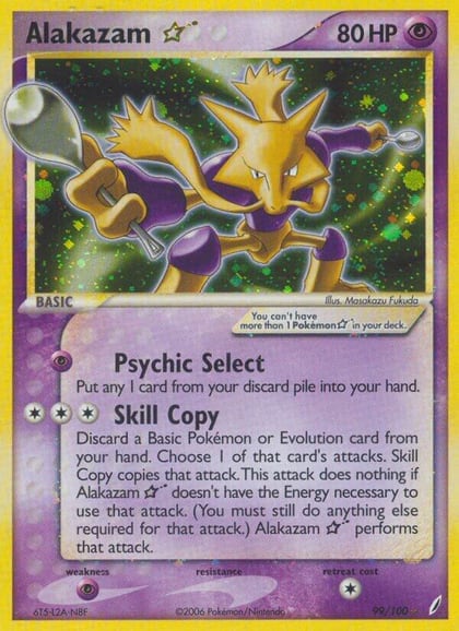 Alakazam Star, Crystal Guardians 99/100