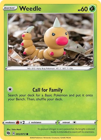 Weedle, Champion's Path 02/73