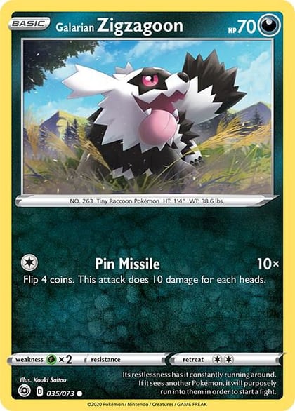 Galarian Zigzagoon, Champion's Path 35/73