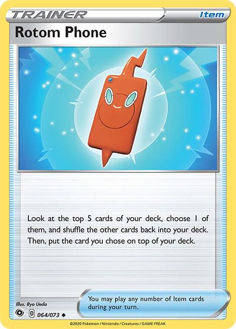Rotom Phone, Champion's Path 64/73