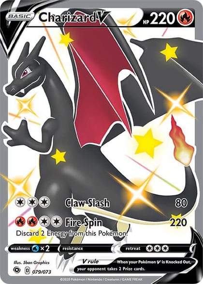 Charizard V (Secret), Champion's Path 79/73