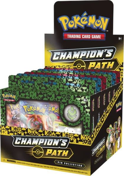 Champion's Path Pin Collection Display: Turffield, Hulbury, & Motostoke Gyms, Champion's Path P218792