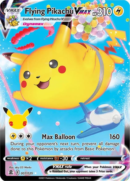 Flying Pikachu VMAX, Celebrations 007/025