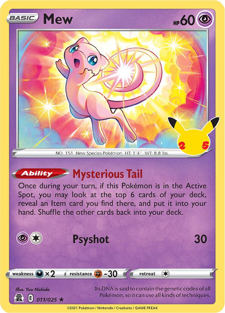 Mew, Celebrations 011/025
