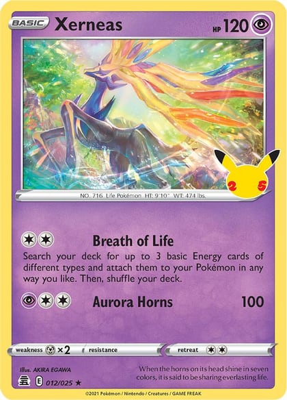 Xerneas, Celebrations 012/025