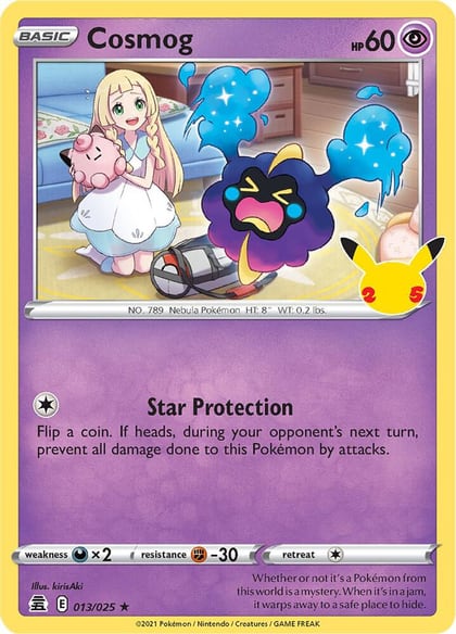 Cosmog, Celebrations 013/025