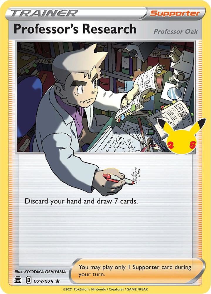 Professor's Research [Professor Oak], Celebrations 023/025