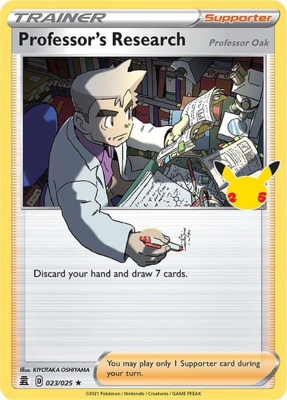 Professor's Research [Professor Oak], Celebrations 023/025