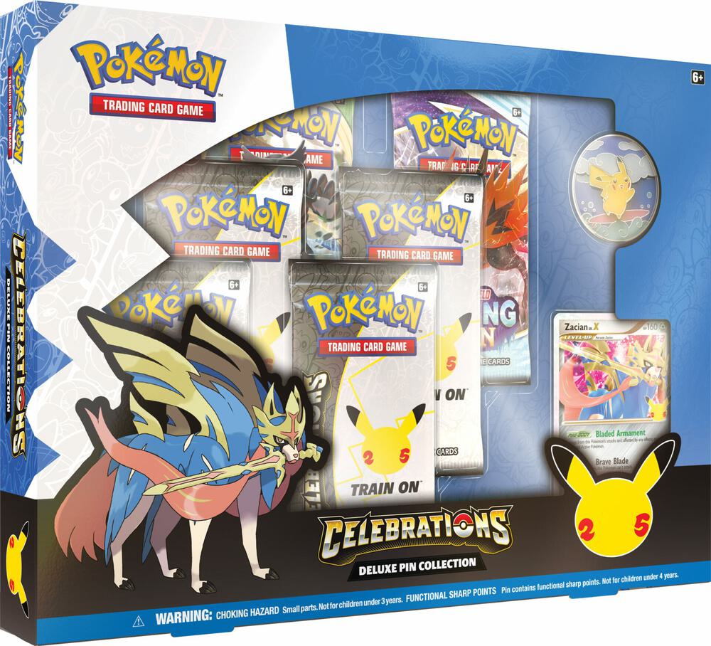 Celebrations Deluxe Pin Collection [Zacian LV. X], Celebrations P242810