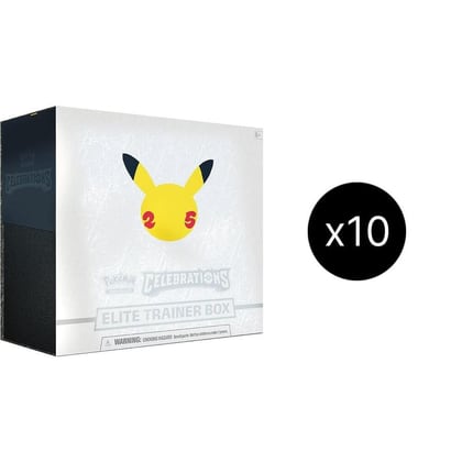 Celebrations Elite Trainer Box Case, Celebrations P251895