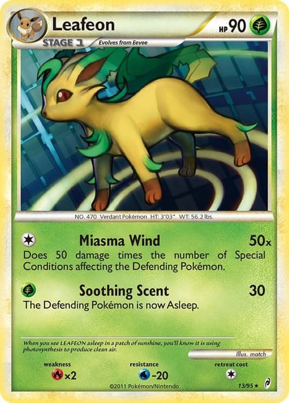 Leafeon, Call of Legends 13/95
