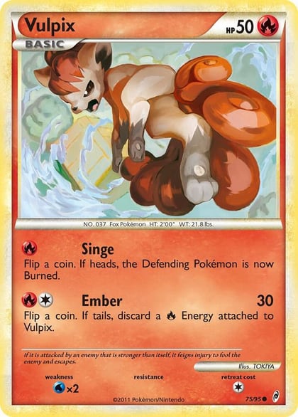 Vulpix, Call of Legends 75/95