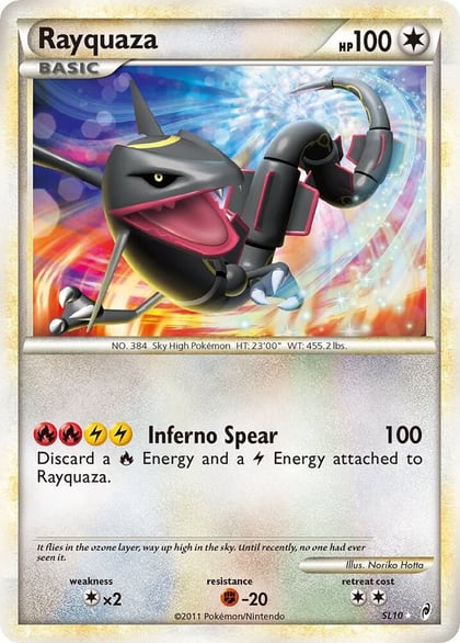 Rayquaza (Shiny), Call of Legends SL10