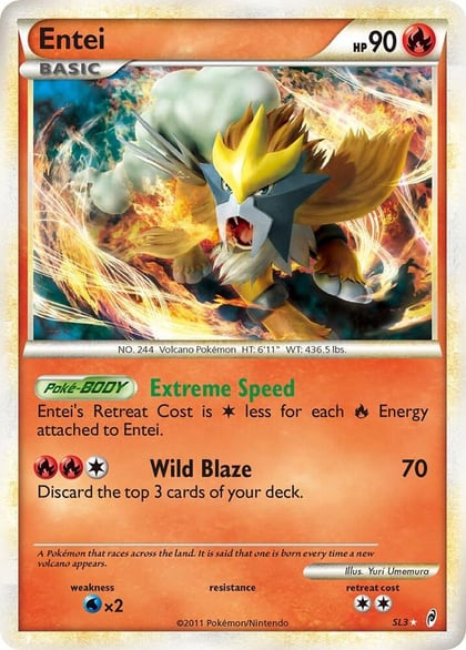Entei (Shiny), Call of Legends SL3