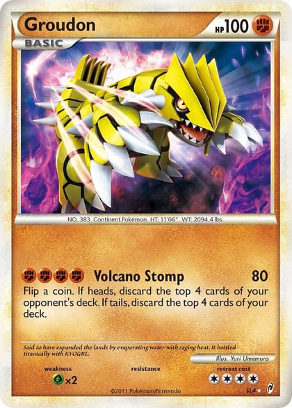 Groudon (Shiny), Call of Legends SL4