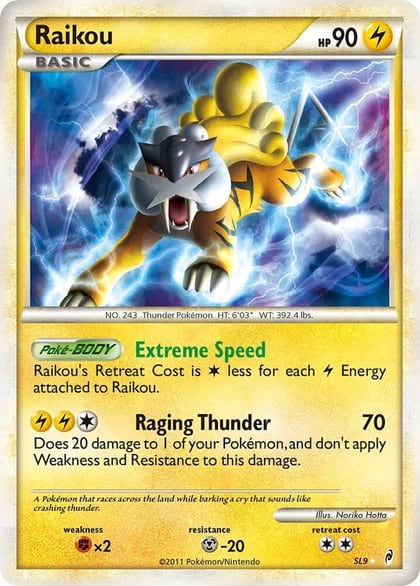Raikou (Shiny), Call of Legends SL9