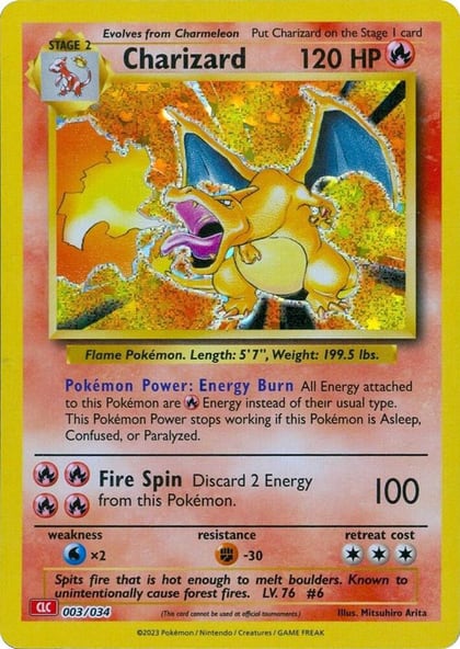 Charizard, Trading Card Game Classic 003/034