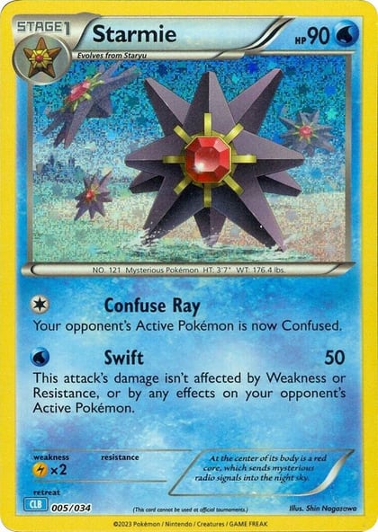 Starmie, Trading Card Game Classic 005/034