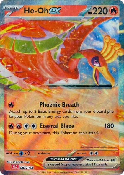 Ho-oh ex, Trading Card Game Classic 007/034
