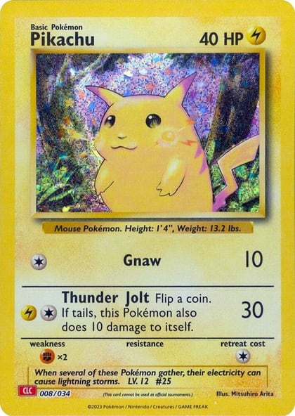Pikachu, Trading Card Game Classic 008/034