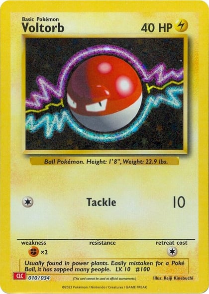 Voltorb, Trading Card Game Classic 010/034