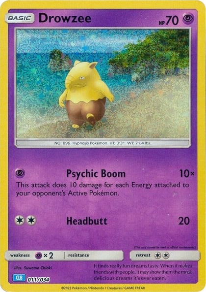 Drowzee, Trading Card Game Classic 011/034