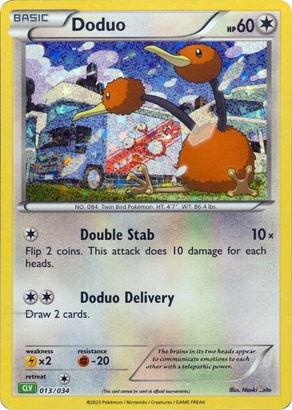 Doduo, Trading Card Game Classic 013/034
